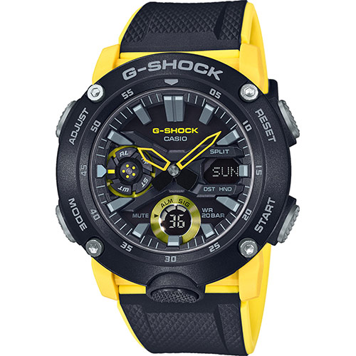 casio G-Shock GA-2000-1A9ER giallo